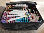 Handige ohuhu draagtas vol markers touchnew,aquamarker,, Hobby en Vrije tijd, Ophalen of Verzenden, Zo goed als nieuw, Potlood of Stift