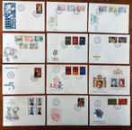 FDC Eerste Dag enveloppen Liechtenstein Zwitserland (12), Postzegels en Munten, Verzenden, Onbeschreven, Europa