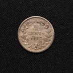 5 cent 1862, Koning Willem III, Verzenden, Zilver, Losse munt