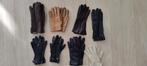 Vintage lederen dames handschoenen, Kleding | Dames, Mutsen, Sjaals en Handschoenen, Ophalen of Verzenden, Zo goed als nieuw, Maat 38/40 (M)