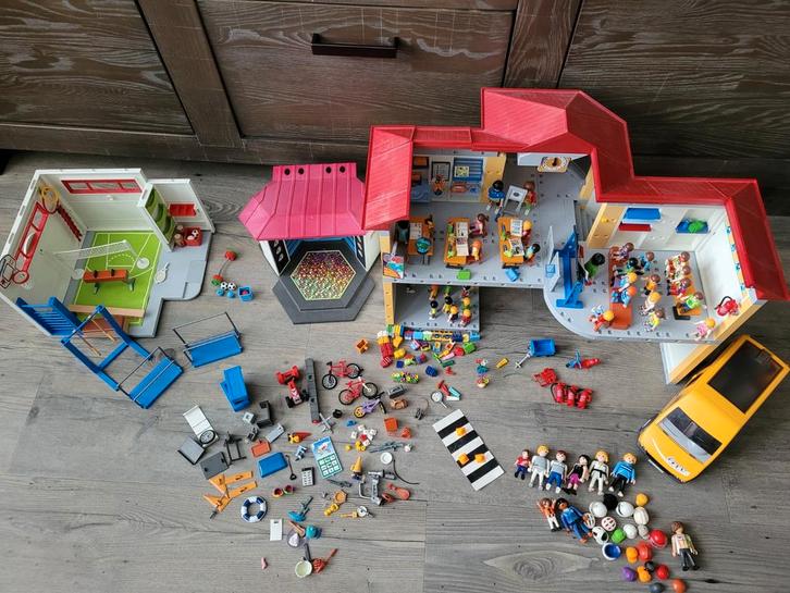 Veel playmobil, Kinderen en Baby's, Speelgoed | Bouwstenen, Gebruikt, Overige merken, Ophalen of Verzenden