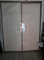 Grote schuifdeurkast met lichtarmatuur, Huis en Inrichting, Kasten | Kledingkasten, Gebruikt, 200 cm of meer, 150 tot 200 cm, Met hangruimte