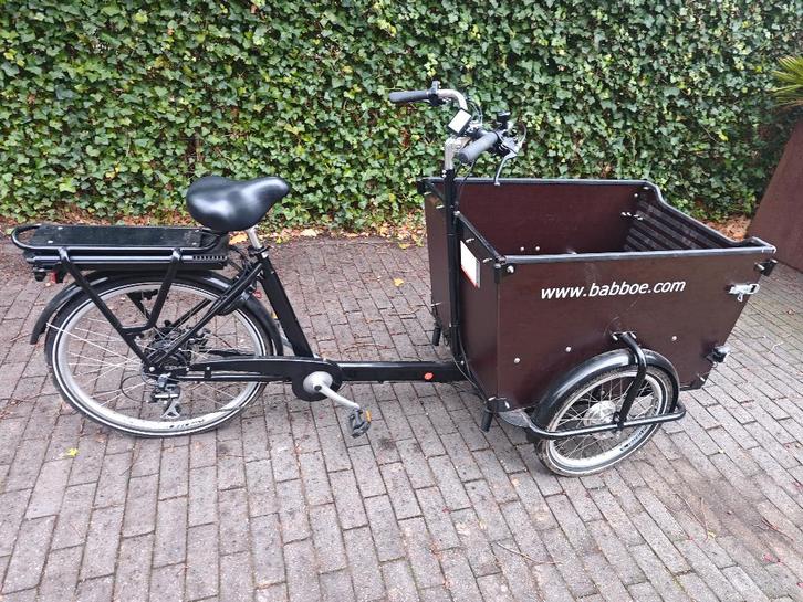 Babboe Dog electrische bakfiets, Fietsen en Brommers, Fietsen | Bakfietsen, Zo goed als nieuw, Overige merken, 2 kinderen, Elektrisch