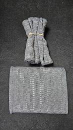 6 placemats zwart/wit, Ophalen of Verzenden, Zo goed als nieuw, Wit, Placemat