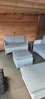 Loungeset, Tuin en Terras, Tuinsets en Loungesets, Ophalen, Zo goed als nieuw, Wicker, Bank