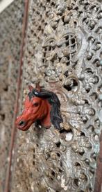 2 stuks antiek deurrooster paard 72x27cm, Antiek en Kunst, Ophalen