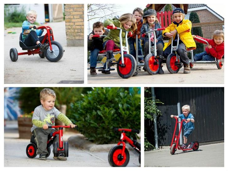 Rijdend materiaal voor campings, scholen, recreatie, KDV, Kinderen en Baby's, Speelgoed | Buiten | Voertuigen en Loopfietsen, Nieuw