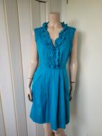 Manoukian zomerjurk blauw maat 36/38, Blauw, Manoukian, Ophalen of Verzenden, Zo goed als nieuw