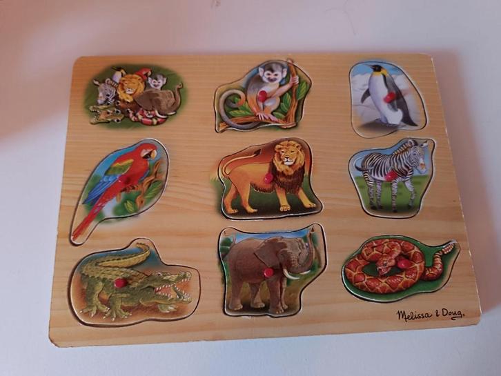 Melissa en Doug geluiden puzzel, Kinderen en Baby's, Speelgoed | Kinderpuzzels, Gebruikt, Ophalen of Verzenden