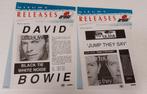 David Bowie PROMO FOLDERS Ariola set van 2 Black Tie Jump, Verzenden, Zo goed als nieuw, Boek, Tijdschrift of Artikel