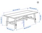 Möckelby tafel 8 personen 235x100cm, Ophalen, Gebruikt, 200 cm of meer, 50 tot 100 cm