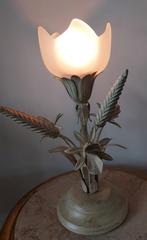 Tafellampje korenaar Italië (vintage), Ophalen of Verzenden, Zo goed als nieuw, Glas, Minder dan 50 cm