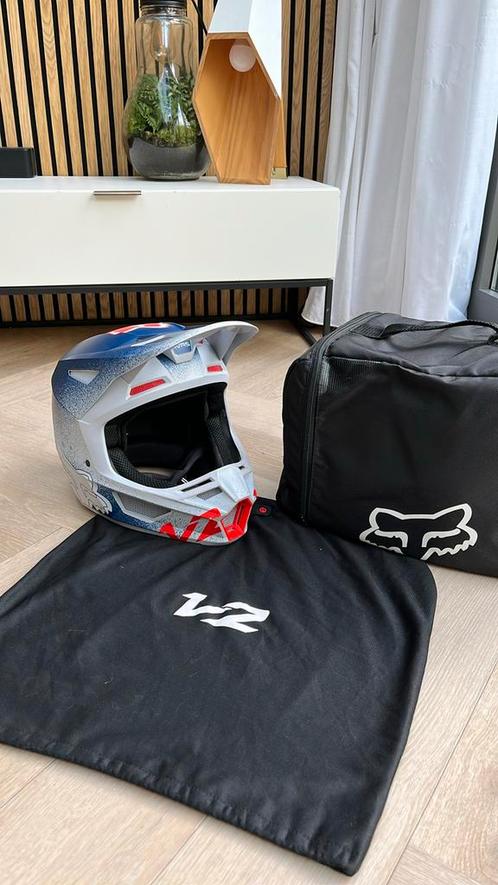 Fox V2 BNKZ SE Motocross helm limited edition, Motoren, Kleding | Motorhelmen, Offroadhelm, Overige merken, Tweedehands, Ophalen of Verzenden