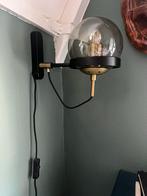 Set van 2 bollamp wandlampjes zgan, Huis en Inrichting, Lampen | Wandlampen, Ophalen, Zo goed als nieuw, Glas