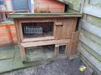 Klein konijnenhok nachthok, Dieren en Toebehoren, Knaagdieren en Konijnen | Hokken en Kooien, Ophalen, Gebruikt, 60 tot 90 cm
