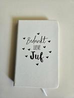 Notitieboekje Bedankt lieve Juf van 5,50 voor 2,50., Paper Dreams, Nieuw, Info@paperdreams.nl, De Eymerstraat 1 Zwolle