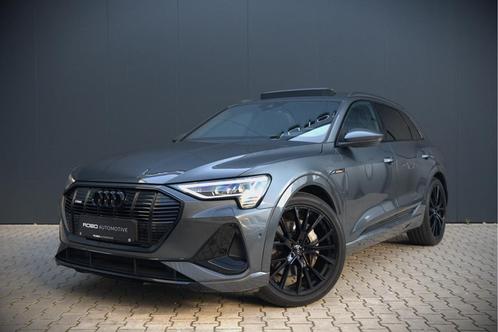 Audi e-tron 50 quattro S edition 71 kWh | S Line | Black Edi, Auto's, Audi, Bedrijf, Te koop, e-tron, 4x4, ABS, Achteruitrijcamera