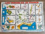 Poster “Les Vignobles de France”, Verzamelen, Posters, Rechthoekig Liggend, Gebruikt, Ophalen, Overige onderwerpen