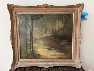 Schilderij Chris / Christiaan Soer - duinen bos beschikbaar voor biedingen