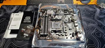 ASUS Prime B450M-A AM4 Moederbord -  Micro ATX - Goede staat beschikbaar voor biedingen