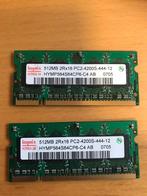Hynix twee 512 MB geheugen, Ophalen of Verzenden, Gebruikt, DDR2, Laptop