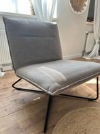 Troubadour fauteuil loft velvet grijs, Huis en Inrichting, Ophalen, Zo goed als nieuw, Stof