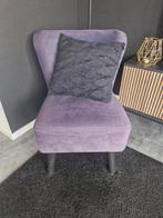 Blauwe fauteuil, Huis en Inrichting, Ophalen, Gebruikt, 75 tot 100 cm, 50 tot 75 cm