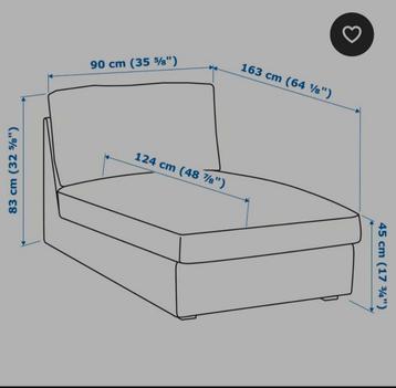 Chaise longue van kivik bank - afbeelding 4