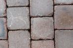 137.6m2 Gebruikte betonklinkers / Cobblestones 14x14 rood, Ophalen, Gebruikt, Klinkers, 10 m² of meer