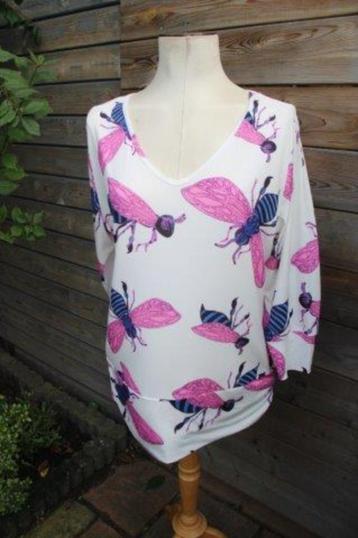 Tuniek gebroken wit/ roze/ blauw Maicazz mt XL Vaste AANBIE beschikbaar voor biedingen