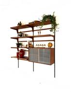 Vintage modulair wandsysteem, Kai Kristiansen ‘60, Met deur(en), 150 tot 200 cm, Glas, Ophalen of Verzenden