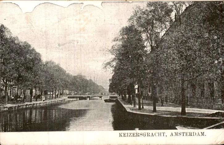 Amsterdam - Keizersgracht, Verzamelen, Ansichtkaarten | Nederland, Ongelopen, Noord-Holland, Voor 1920, Ophalen of Verzenden