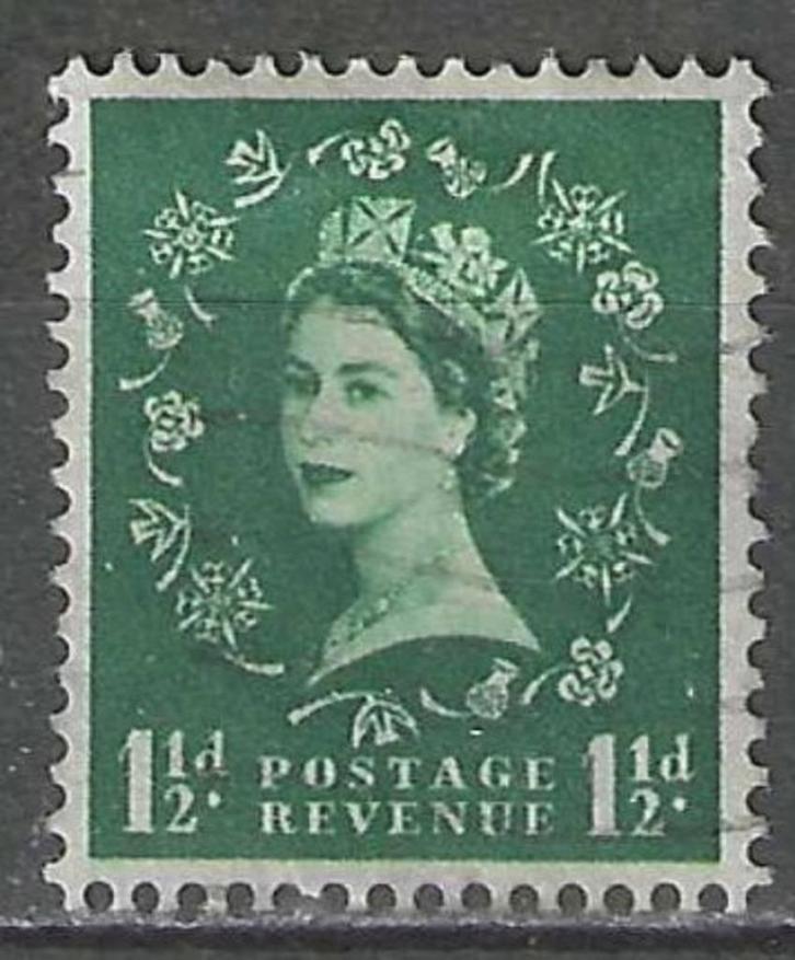 Groot-Brittannie 1952-1954 - Yvert 264 - Elisabeth II (ST), Postzegels en Munten, Postzegels | Europa | UK, Gestempeld, Verzenden