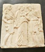 Marmeren 19e eeuws plaquette, Antiek en Kunst, Ophalen of Verzenden