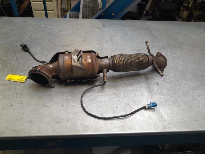 Katalysator van een Volvo V40, Auto-onderdelen, Uitlaatsystemen, Volvo, Gebruikt, 3 maanden garantie, Ophalen of Verzenden