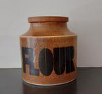 Retro Engels keramiek grote voorraadpot FLOUR meel ´70s, Ophalen of Verzenden, Huis en Inrichting