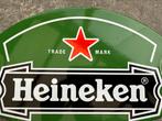Heineken Bier emaille reclamebord, Verzamelen, Reclamebord, Gebruikt, Ophalen of Verzenden