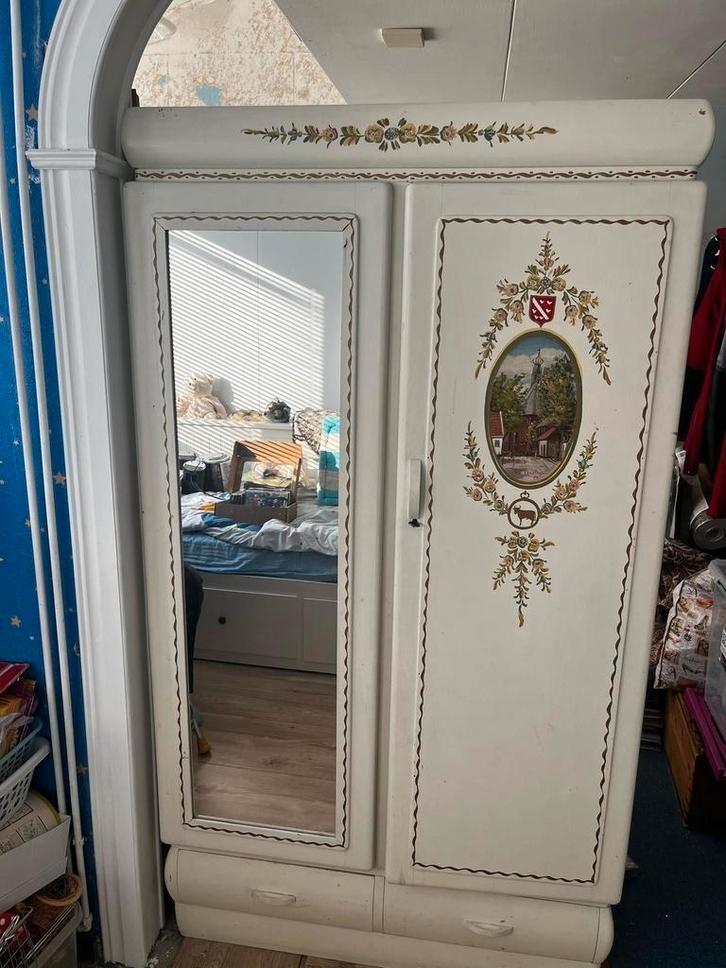 Hindelopen Geschilderd Kinderkamer Meubels, Huis en Inrichting, Kasten | Kledingkasten, Gebruikt, 150 tot 200 cm, 100 tot 150 cm