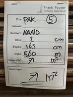 Opruiming restanten vuren dakbeschot, Doe-het-zelf en Verbouw, Hout en Planken, Minder dan 25 mm, Ophalen of Verzenden, Zo goed als nieuw