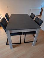 Eethoek. Eetkamertafel. Compleet of los, Huis en Inrichting, Ophalen, Gebruikt, 4 tot 6 stoelen
