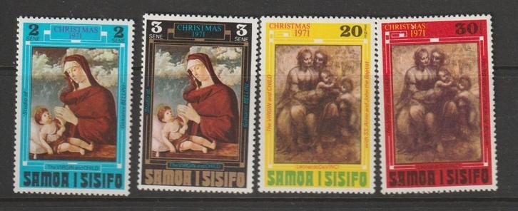 TSS Kavel 9.50024 Samoa Pf minr 245-248 kerst, Postzegels en Munten, Postzegels | Oceanië, Postfris, Ophalen