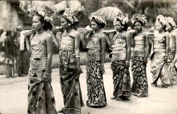 Nederlands Indië - Fotokaart - Dans Bali Den Pagar Pasar  beschikbaar voor biedingen