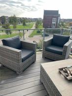 Vijfdelig tuinset met kussens, Tuin en Terras, Ophalen, Zo goed als nieuw