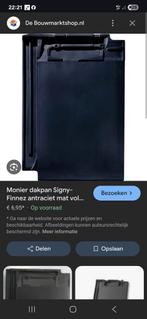 Monier Signy Finnez vlakke dakpannen, Doe-het-zelf en Verbouw, Dakpannen en Dakbedekking, Steen of Klei, Zwart, Nieuw, Ophalen of Verzenden