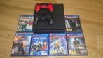 PlayStation 4 Slim - 6 games - 2 controllers, Spelcomputers en Games, Games | Sony PlayStation 4, Online, Gebruikt, Overige genres