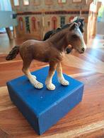 Vintage Schleich Shire veulen, Ophalen of Verzenden, Zo goed als nieuw, Paard, Beeldje of Figuurtje