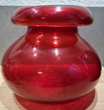 Vintage rode vaas van Ikea Stockholm, Huis en Inrichting, Woonaccessoires | Vazen, Gebruikt, Ophalen of Verzenden