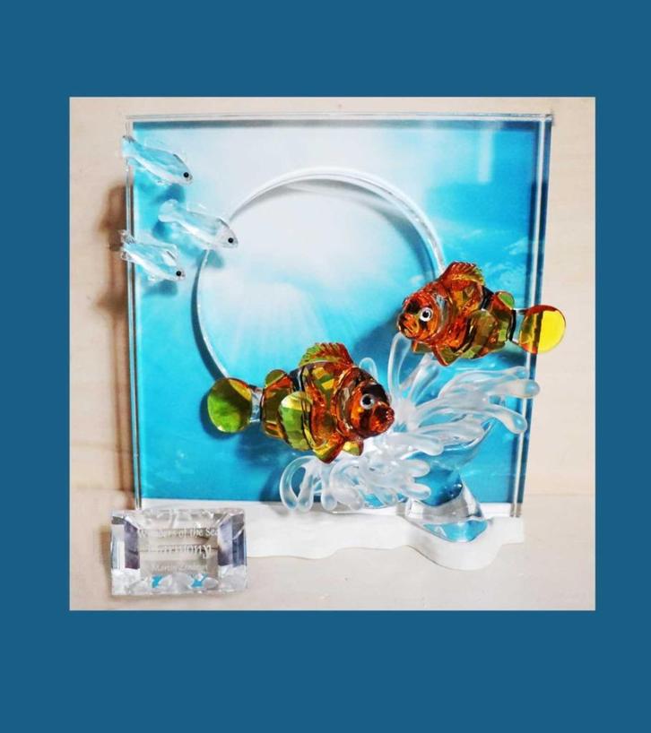 Wonders of the Sea Harmony Clown Visbeeldje gekleurd, Verzamelen, Swarovski, Zo goed als nieuw, Figuurtje, Ophalen of Verzenden