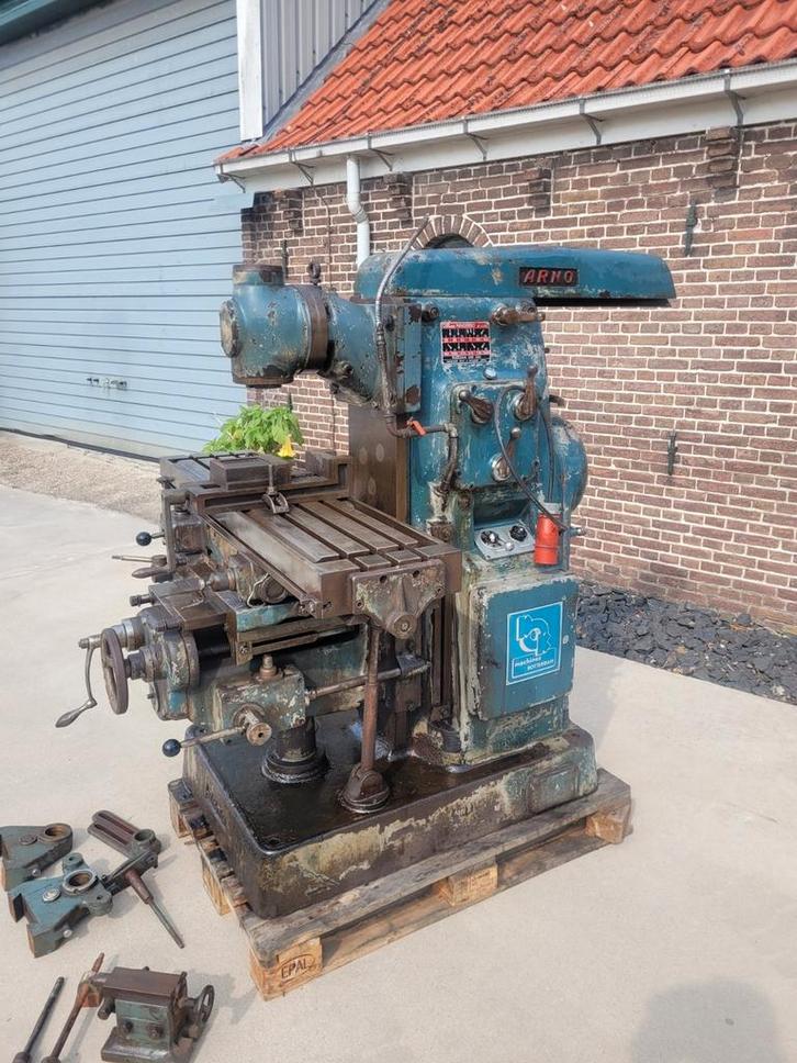 Metaalfrees freesbank metaal freesmachine, Doe-het-zelf en Verbouw, Gereedschap | Freesmachines, Gebruikt, Elektrisch, Overige soorten