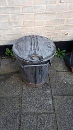 Zinken afvalbak Alkmaar, Antiek en Kunst, Curiosa en Brocante, Ophalen